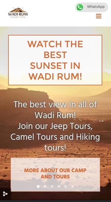 Wadi Rum Bedouin Camp, Wadi Rum